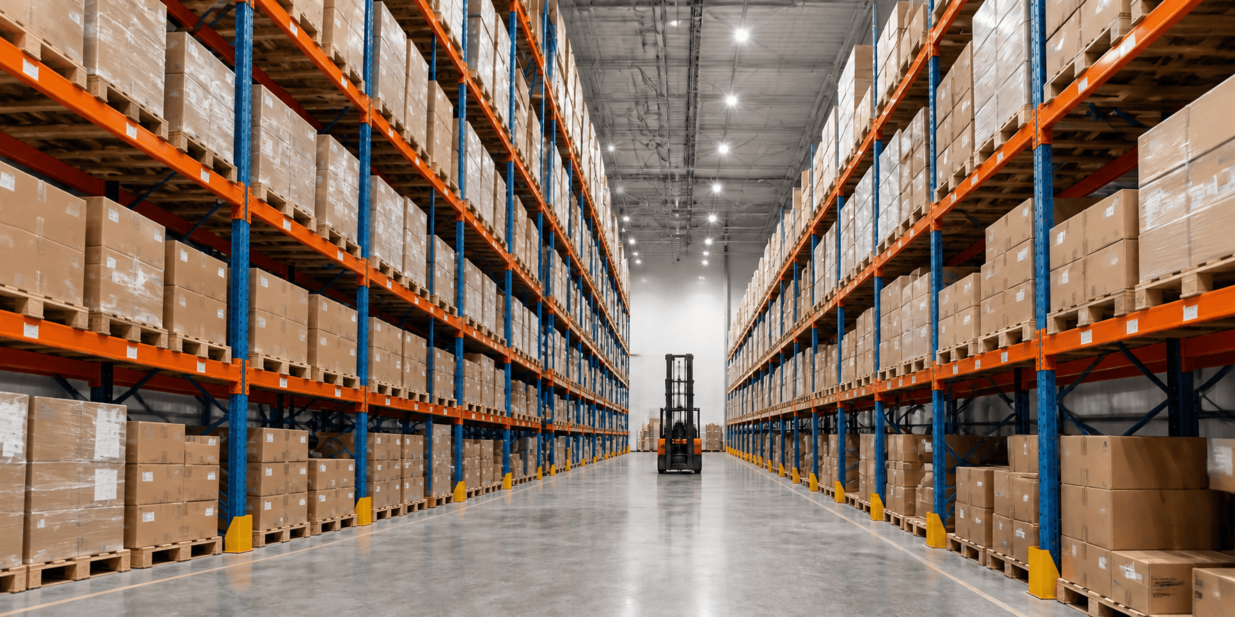 Warehouse storage racks